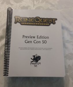 RuneQuest Preview Soft-Focus Glamour Shot