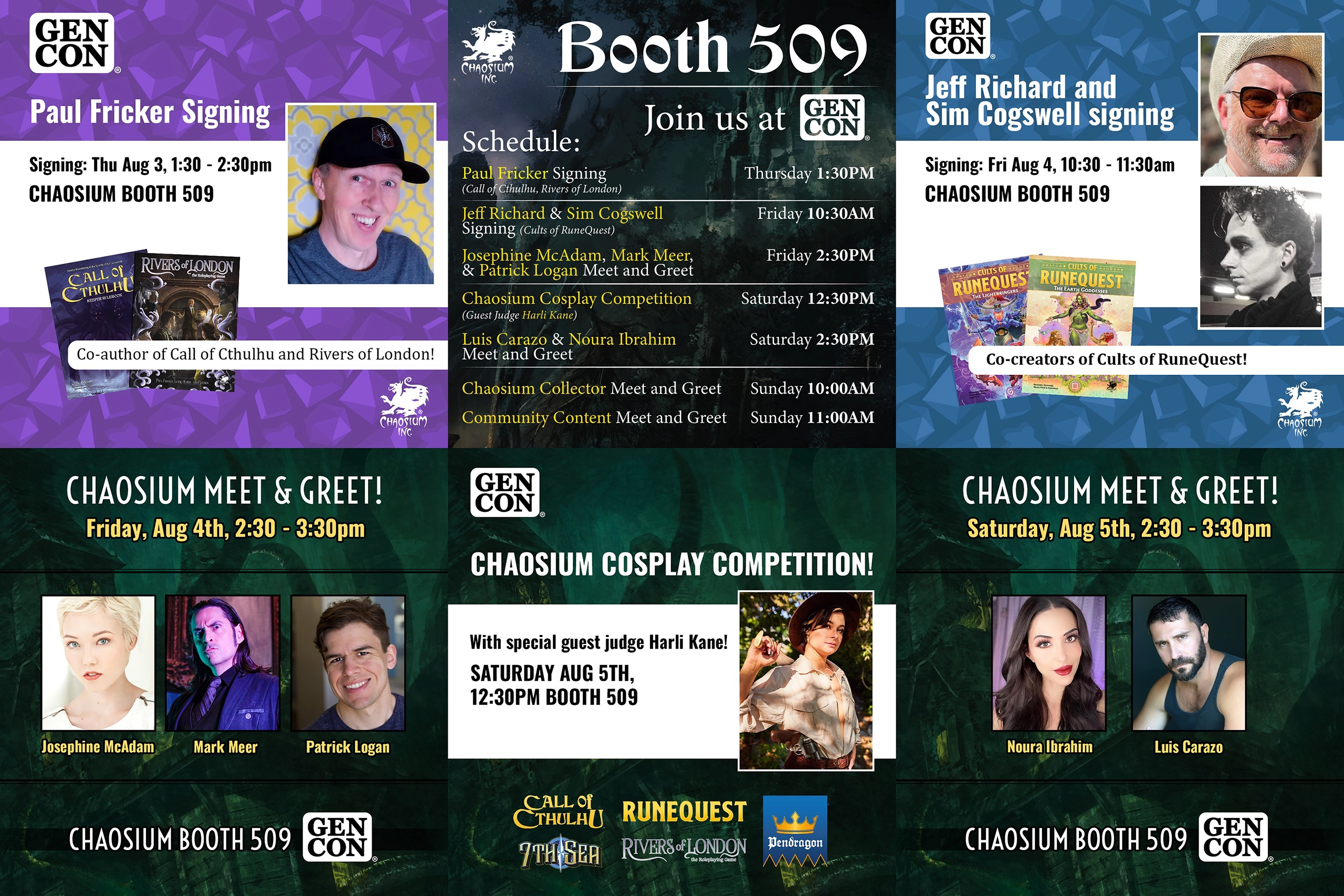 Unveiling the Epic LineUp of Chaosium Events at Gen Con 2023 — Basic