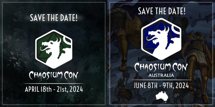 Chaosium Con and Chaosium Con Australia Poster Image