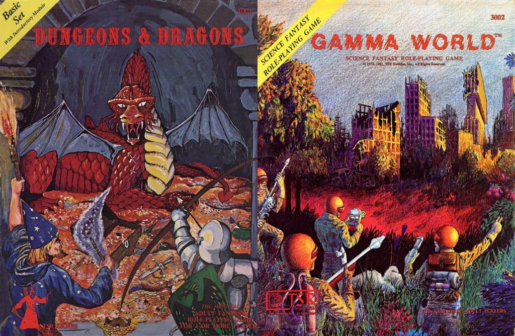 D&D and Gamma World Covers Images