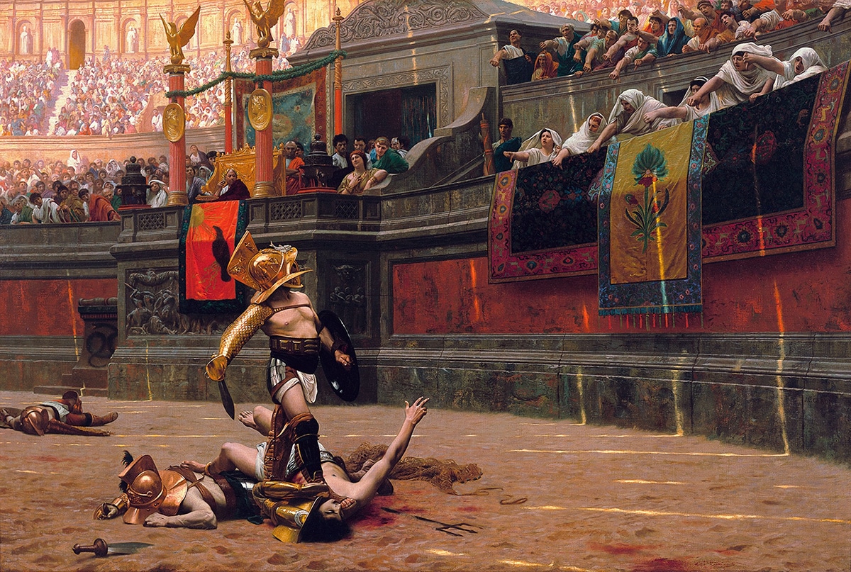 Pollice Verso Painting